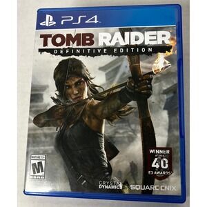 Tomb Raider Definitive Edition Sony PlayStation 4 PS4 Action Adventure Game CIB